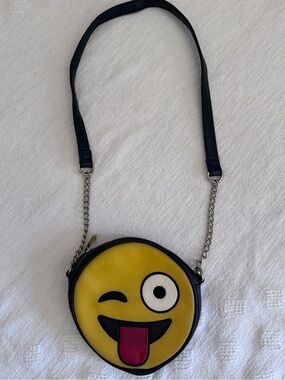OLIVIA MILLER HANDBAG COLLECTION WINK TONGUE FUN EMOJI CROSSBODY TOTE PURSE BAG